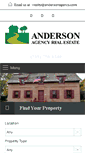 Mobile Screenshot of andersonagency.com